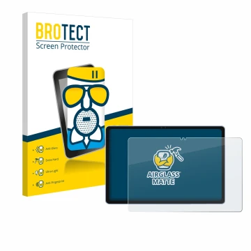 Face avant d’un emballage produit avec le logo de la marque BROTECT. À côté, l’appareil Alldocube iPlay 60 Pro 11