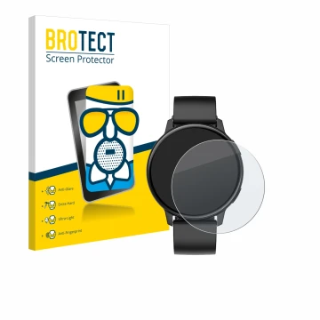Face avant d’un emballage produit avec le logo de la marque BROTECT. À côté, l’appareil SPC Smartee Duo Classic 1.43
