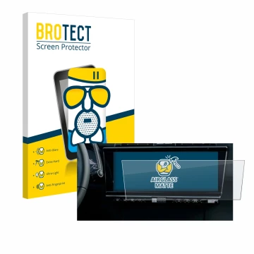 Face avant d’un emballage produit avec le logo de la marque BROTECT. À côté, l’appareil DS 7 Facelift (2024) est représenté av