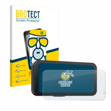 Face avant d’un emballage produit avec le logo de la marque BROTECT. À côté, l’appareil Volam RC15B 6.25