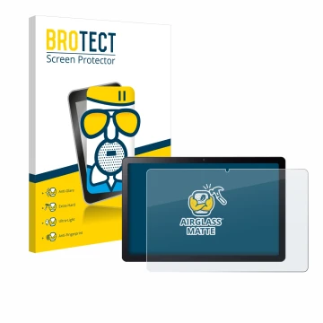 Face avant d’un emballage produit avec le logo de la marque BROTECT. À côté, l’appareil Acer Iconia Tab P11 est représenté ave