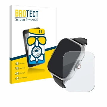 Face avant d’un emballage produit avec le logo de la marque BROTECT. À côté, l’appareil YYKY E02 2.01