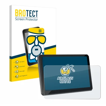 Face avant d’un emballage produit avec le logo de la marque BROTECT. À côté, l’appareil Carpuride W702BS 7
