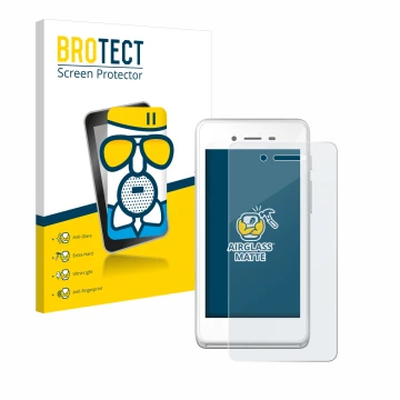 Face avant d’un emballage produit avec le logo de la marque BROTECT. À côté, l’appareil Pax A50 wallee est représenté avec la 