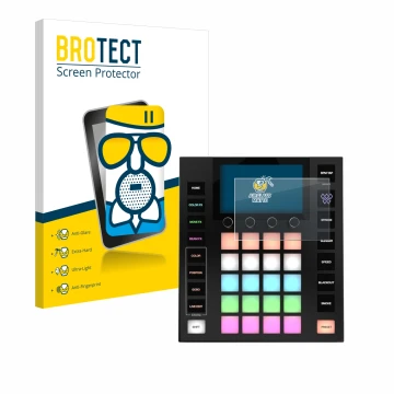 Face avant d’un emballage produit avec le logo de la marque BROTECT. À côté, l’appareil Wolfmix W1 MK2 est représenté avec la 