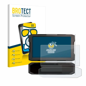 Face avant d’un emballage produit avec le logo de la marque BROTECT. À côté, l’appareil Honda NT 1100 2021 est représenté avec