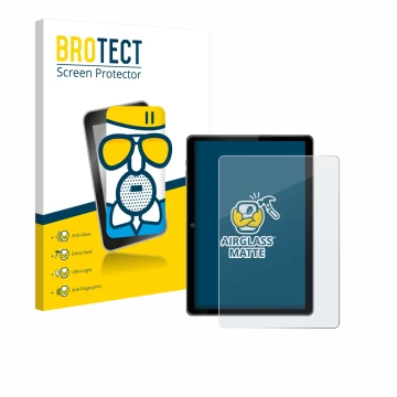 Face avant d’un emballage produit avec le logo de la marque BROTECT. À côté, l’appareil Awow P11 10