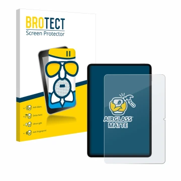 Face avant d’un emballage produit avec le logo de la marque BROTECT. À côté, l’appareil Xiaomi Pad 7 Pro est représenté avec l