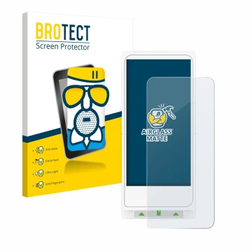 Face avant d’un emballage produit avec le logo de la marque BROTECT. À côté, l’appareil Clover Flex est représenté avec la pro