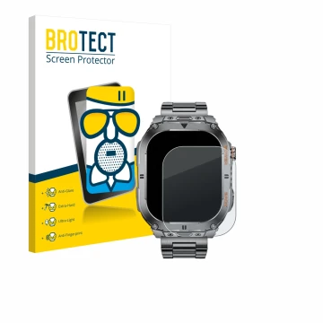 Face avant d’un emballage produit avec le logo de la marque BROTECT. À côté, l’appareil SUNKTA EF9-A 2.13