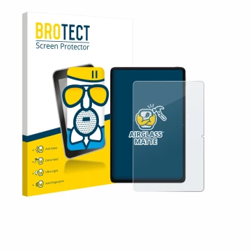 Face avant d’un emballage produit avec le logo de la marque BROTECT. À côté, l’appareil Xiaomi POCO Pad 12.1
