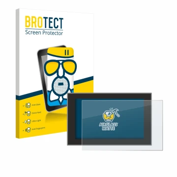 Face avant d’un emballage produit avec le logo de la marque BROTECT. À côté, l’appareil Dacia Duster 3 2025 est représenté ave