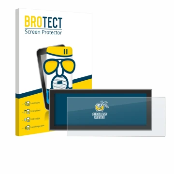 Face avant d’un emballage produit avec le logo de la marque BROTECT. À côté, l’appareil Peugeot Partner (2025) est représenté 