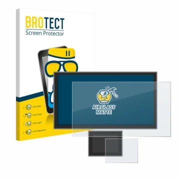 Face avant d’un emballage produit avec le logo de la marque BROTECT. À côté, l’appareil Icom IC-7760 est représenté avec la pr