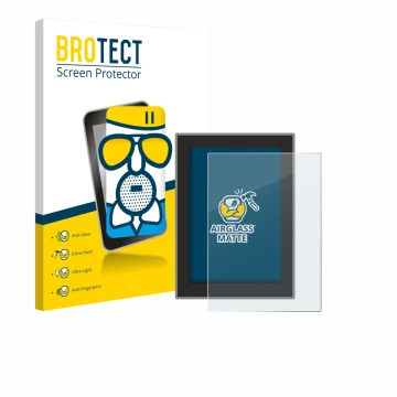 Face avant d’un emballage produit avec le logo de la marque BROTECT. À côté, l’appareil Volvo S90 (2018–2024) est représenté a