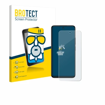 Face avant d’un emballage produit avec le logo de la marque BROTECT. À côté, l’appareil TCL 60 5G est représenté avec la prote