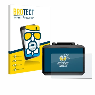 Face avant d’un emballage produit avec le logo de la marque BROTECT. À côté, l’appareil DJI RC Pro 2 est représenté avec la pr