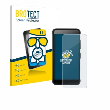 Face avant d’un emballage produit avec le logo de la marque BROTECT. À côté, l’appareil SkyCaddie Pro 4X est représenté avec l