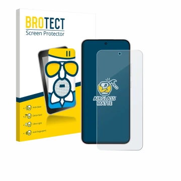 Face avant d’un emballage produit avec le logo de la marque BROTECT. À côté, l’appareil Oppo Reno 14 F est représenté avec la 