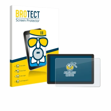 Face avant d’un emballage produit avec le logo de la marque BROTECT. À côté, l’appareil Victron Energy GX Touch 70 BPP90045507