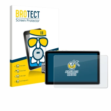 Face avant d’un emballage produit avec le logo de la marque BROTECT. À côté, l’appareil Viltrox DC-A1 2800 est représenté avec