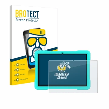 Face avant d’un emballage produit avec le logo de la marque BROTECT. À côté, l’appareil UJJ U8 est représenté avec la protecti