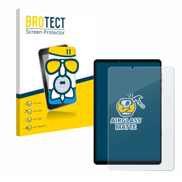 Face avant d’un emballage produit avec le logo de la marque BROTECT. À côté, l’appareil Lenovo Legion Y700 2022 est représenté