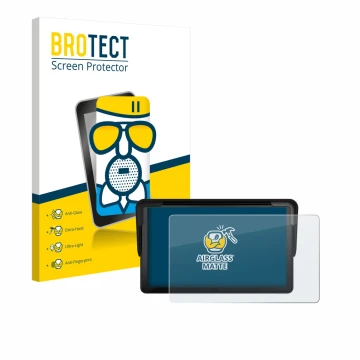 Face avant d’un emballage produit avec le logo de la marque BROTECT. À côté, l’appareil Carpuride V3 7