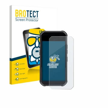 Face avant d’un emballage produit avec le logo de la marque BROTECT. À côté, l’appareil SkyCaddie Pro 5X est représenté avec l