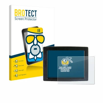 Face avant d’un emballage produit avec le logo de la marque BROTECT. À côté, l’appareil John Deere GreenStar est représenté av