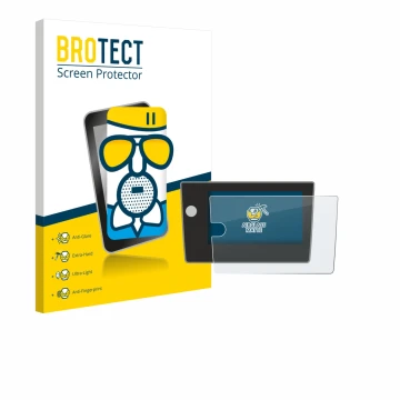 Face avant d’un emballage produit avec le logo de la marque BROTECT. À côté, l’appareil Volkswagen Polo Life 2024 est représen