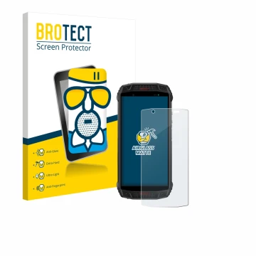 Face avant d’un emballage produit avec le logo de la marque BROTECT. À côté, l’appareil Ulefone Armor 15 est représenté avec l