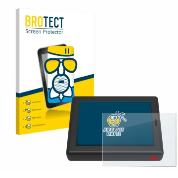 Face avant d’un emballage produit avec le logo de la marque BROTECT. À côté, l’appareil XC Tracer Maxx III est représenté avec