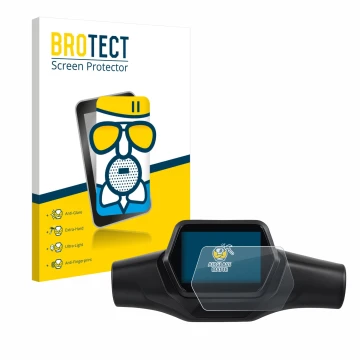 Face avant d’un emballage produit avec le logo de la marque BROTECT. À côté, l’appareil Segway Ninebot ZT3 D est représenté av