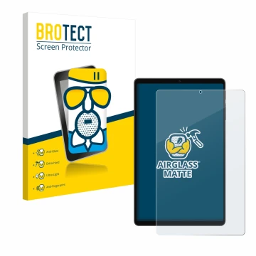 Face avant d’un emballage produit avec le logo de la marque BROTECT. À côté, l’appareil Alldocube iPlay 70 mini Ultra est repr