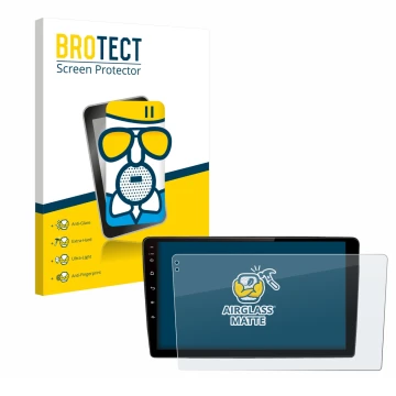 Face avant d’un emballage produit avec le logo de la marque BROTECT. À côté, l’appareil Junsun V2 Plus 10