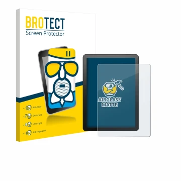 Face avant d’un emballage produit avec le logo de la marque BROTECT. À côté, l’appareil Bigme B6 Color est représenté avec la 