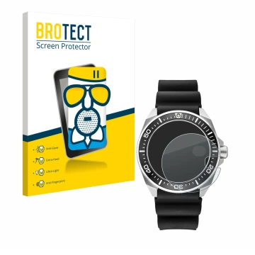 Face avant d’un emballage produit avec le logo de la marque BROTECT. À côté, l’appareil Seiko Prospex SRPE37 est représenté av