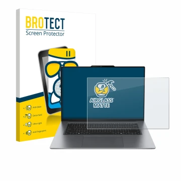 Face avant d’un emballage produit avec le logo de la marque BROTECT. À côté, l’appareil Lenovo ThinkPad X9 14 G1 est représent