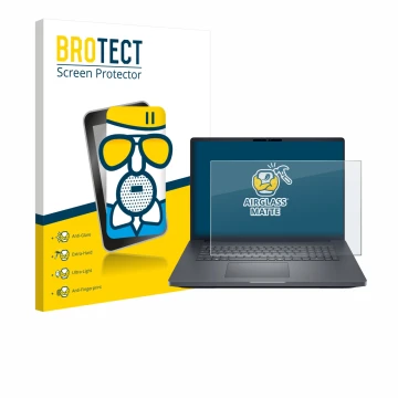 Face avant d’un emballage produit avec le logo de la marque BROTECT. À côté, l’appareil Dell Pro Max 18 est représenté avec la