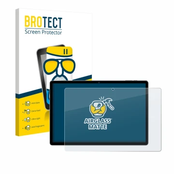 Face avant d’un emballage produit avec le logo de la marque BROTECT. À côté, l’appareil RUSHAR A140 14