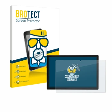 Face avant d’un emballage produit avec le logo de la marque BROTECT. À côté, l’appareil Antemper D115 10.1