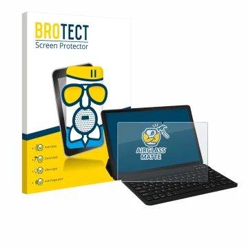 Face avant d’un emballage produit avec le logo de la marque BROTECT. À côté, l’appareil Laptok LAPA7LBK 11