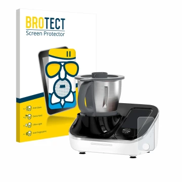 Face avant d’un emballage produit avec le logo de la marque BROTECT. À côté, l’appareil TOKIT Omni Cook C2 est représenté avec