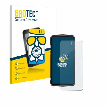 Face avant d’un emballage produit avec le logo de la marque BROTECT. À côté, l’appareil Ulefone 29 pro est représenté avec la 