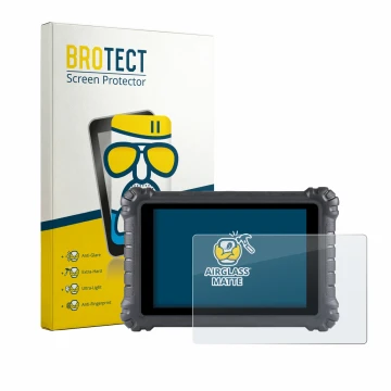 Face avant d’un emballage produit avec le logo de la marque BROTECT. À côté, l’appareil Autel MaxiSys MS906 Pro est représenté