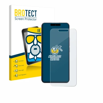 Face avant d’un emballage produit avec le logo de la marque BROTECT. À côté, l’appareil Oukitel P1 Pro est représenté avec la 