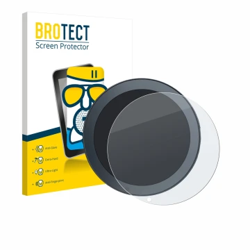 Face avant d’un emballage produit avec le logo de la marque BROTECT. À côté, l’appareil QJ Motor SRV 600 est représenté avec l