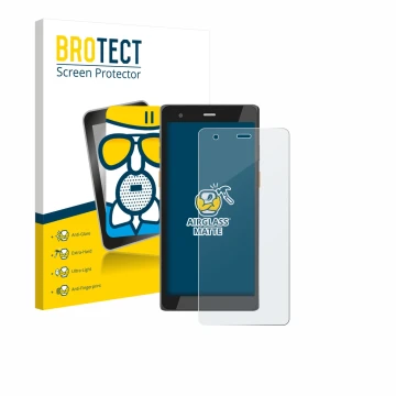 Face avant d’un emballage produit avec le logo de la marque BROTECT. À côté, l’appareil Scorpion 6X V2 est représenté avec la 