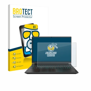 Face avant d’un emballage produit avec le logo de la marque BROTECT. À côté, l’appareil Gigabyte G6X est représenté avec la pr